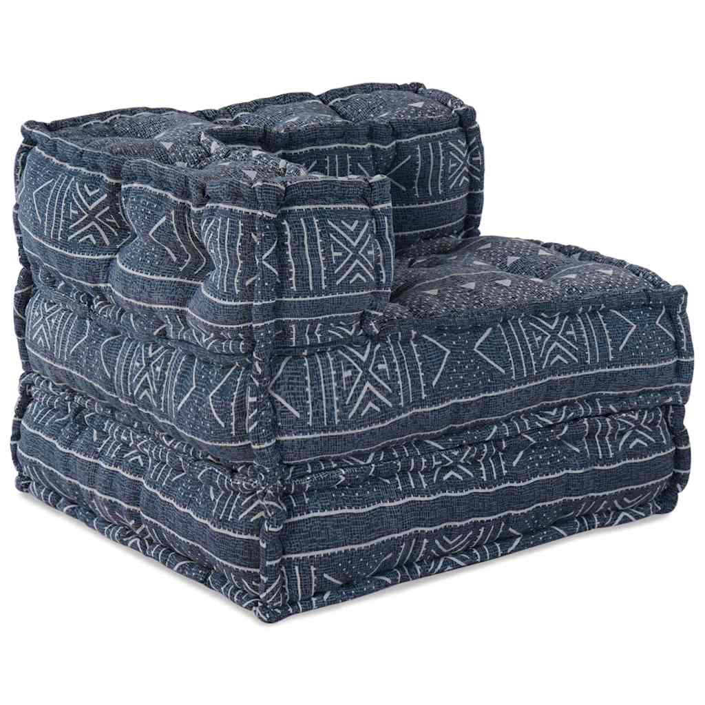2 vietų modulinis pufas-sofa transformatorius Indigo audinys