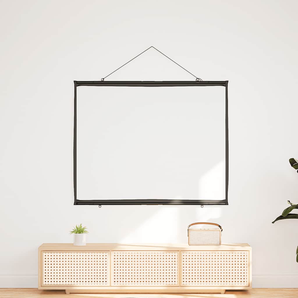 Projector Screen Hanging 72 inch 4:3