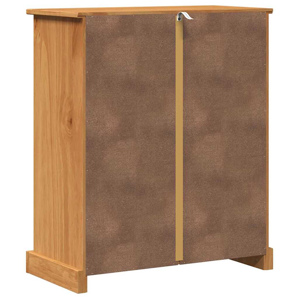 Vonios spintelė honey brown 68 x 34 x 80 cm Pušies masyvas