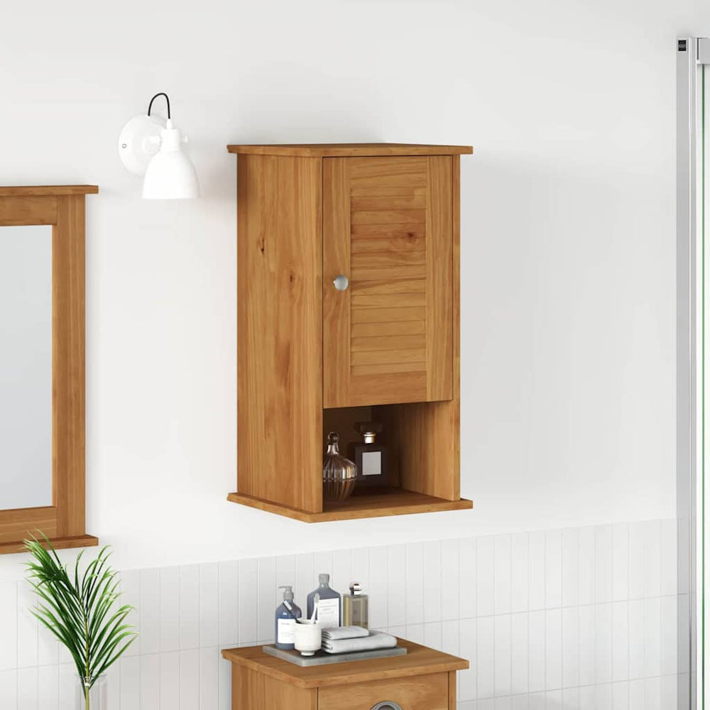Prisegamas Vonios Spintelė honey brown 37 x 34 x 71.5 cm