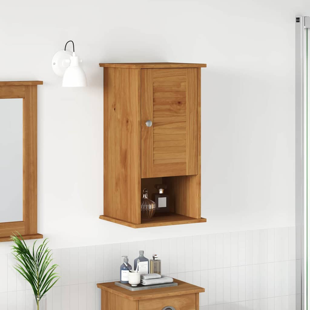 Prisegamas Vonios Spintelė honey brown 37 x 34 x 71.5 cm