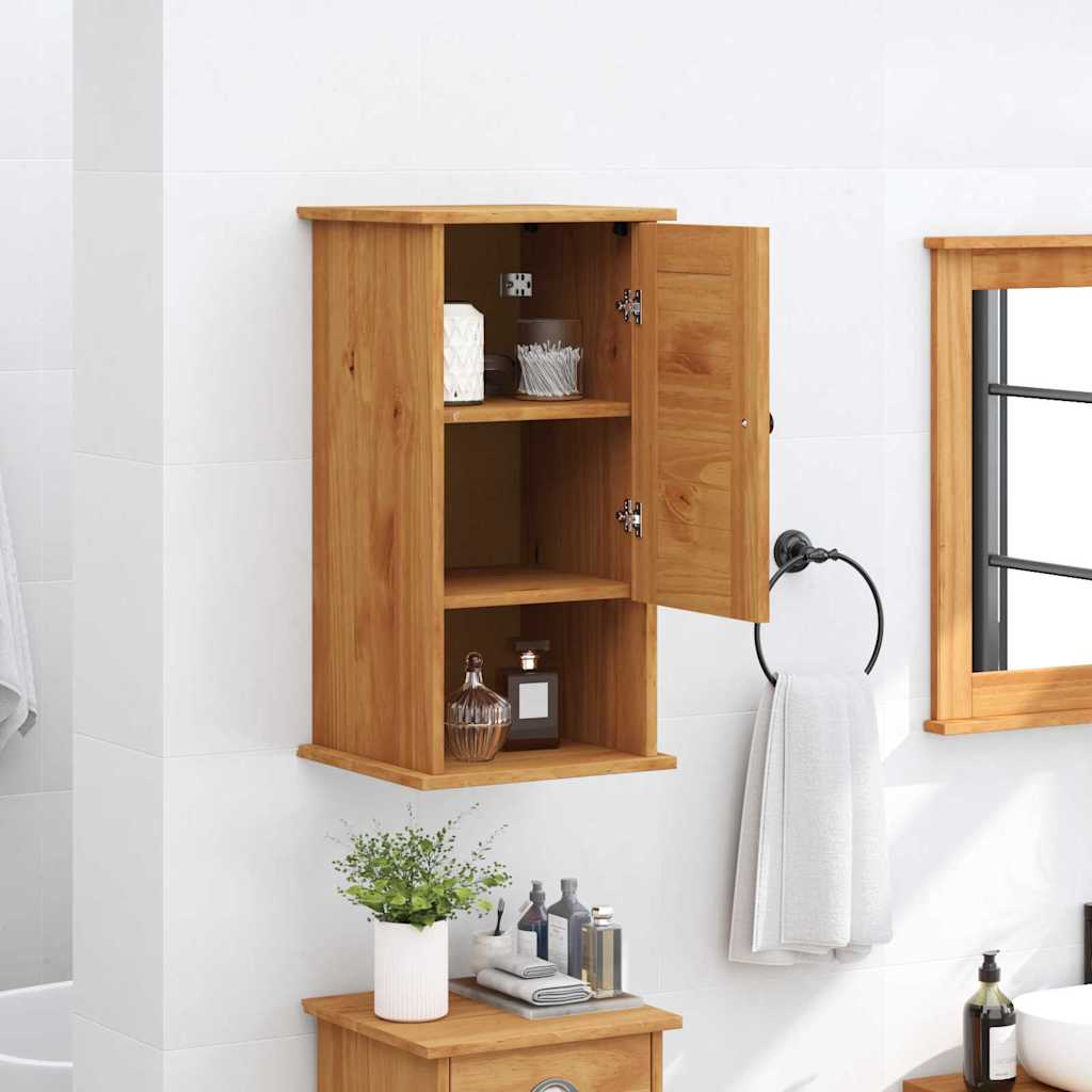 Prisegamas Vonios Spintelė honey brown 37 x 34 x 71.5 cm