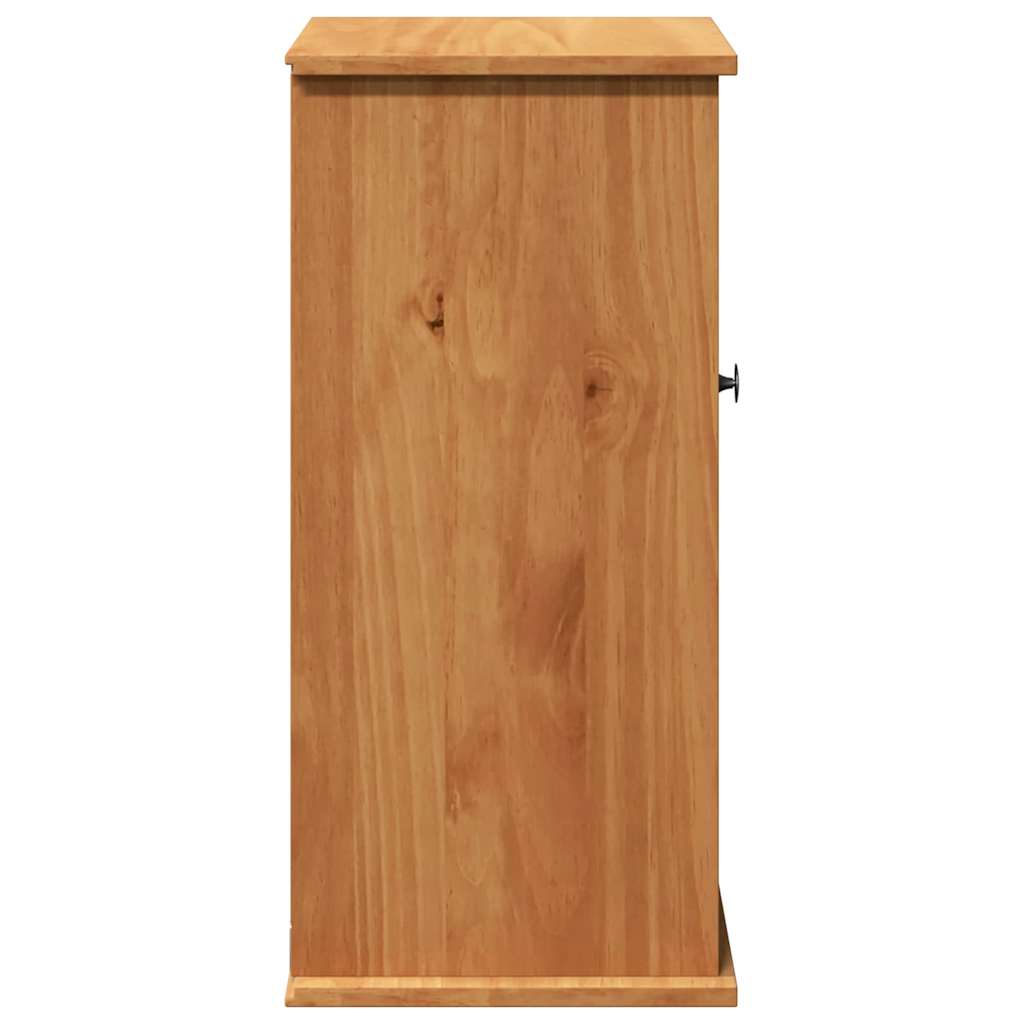 Prisegamas Vonios Spintelė honey brown 37 x 34 x 71.5 cm