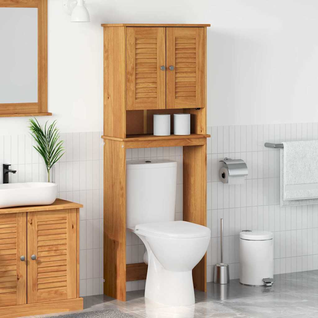 Tualeto spintelė su lentyna VIGO honey brown 60 x 27 x 161 cm