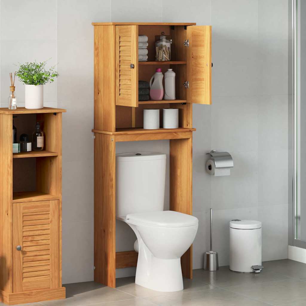 Tualeto spintelė su lentyna VIGO honey brown 60 x 27 x 161 cm