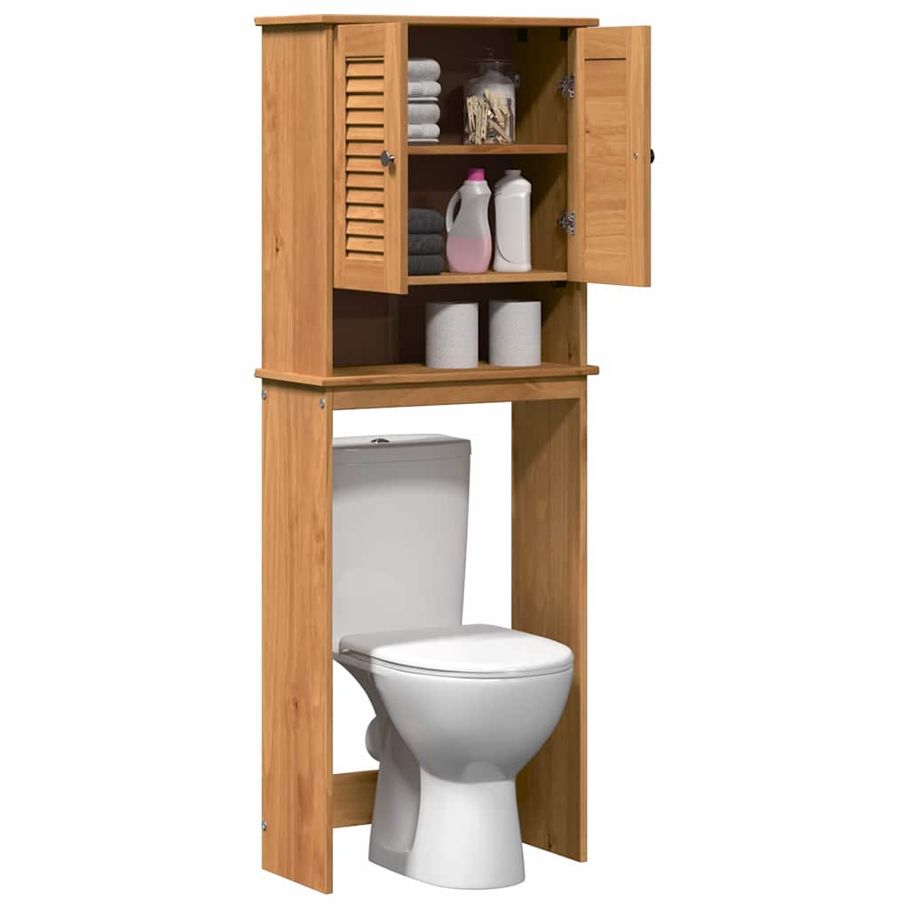 Tualeto spintelė su lentyna VIGO honey brown 60 x 27 x 161 cm