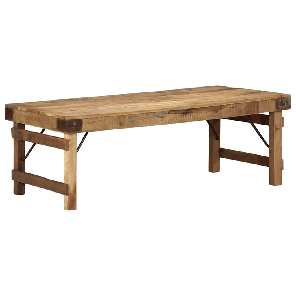 Kavos staliukas Ruda 110 x 55 x 40 cm Kietas atkurtas medis