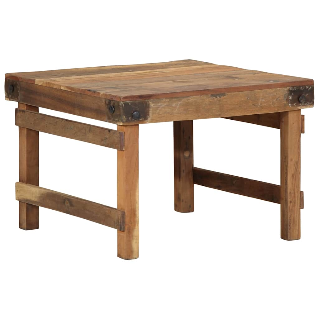 Kafijas galdiņš Brūns 60 x 55 x 40 cm Masīvkoks ar dabīgā koka apdari