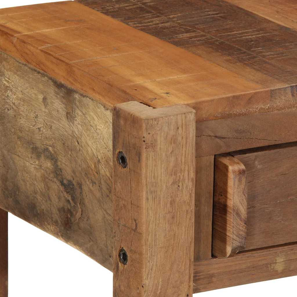 Konsoles galds Brūns 107 x 33 x 76 cm Cieta, atjaunota koksne