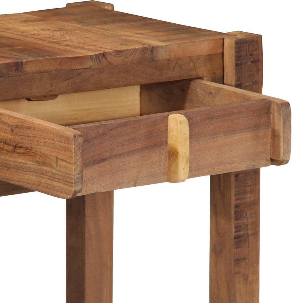 Konsoles galds Brūns 107 x 33 x 76 cm Cieta, atjaunota koksne