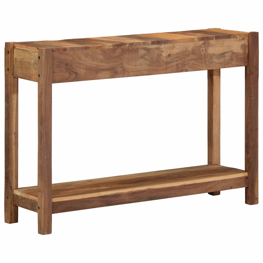 Konsoles galds Brūns 107 x 33 x 76 cm Cieta, atjaunota koksne