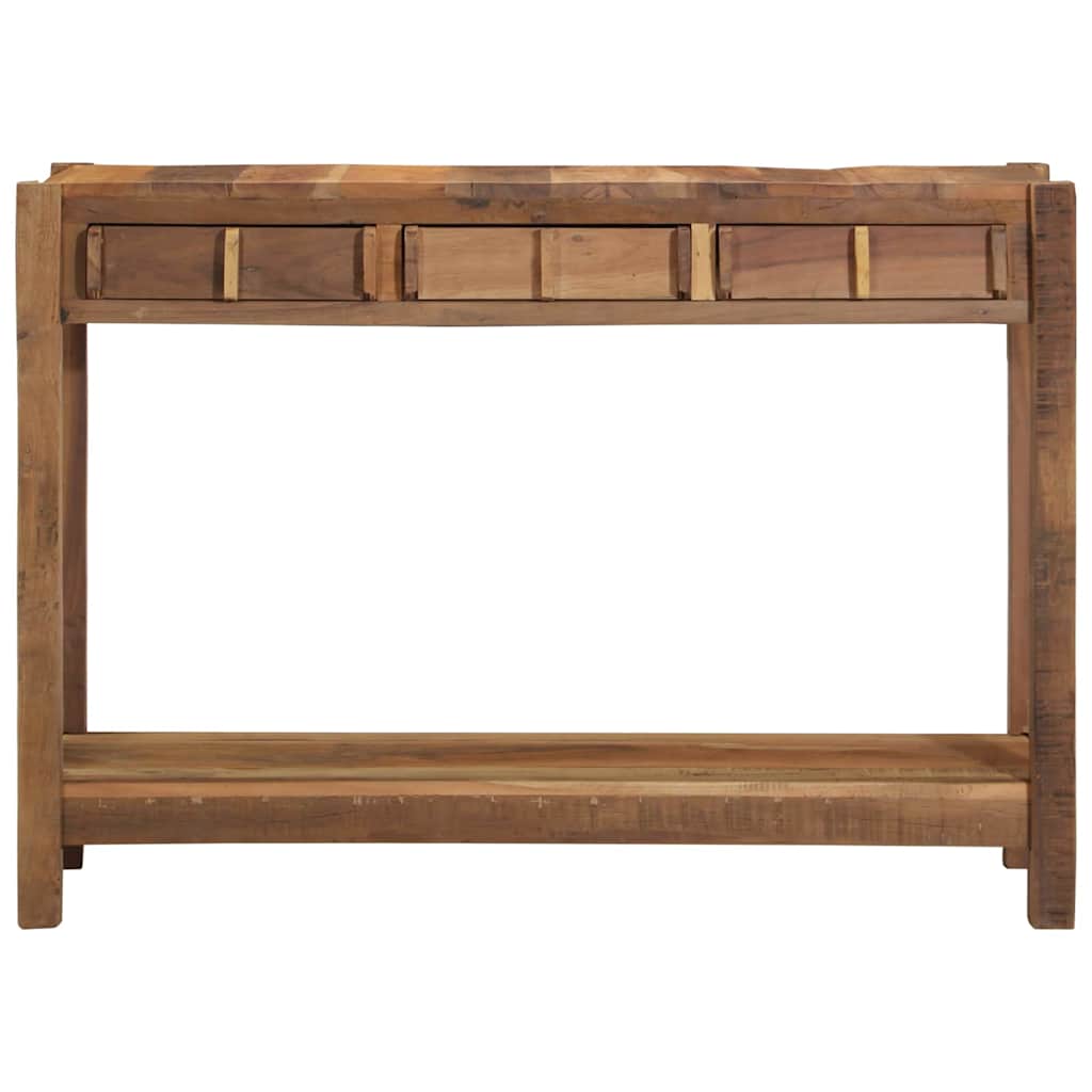 Konsoles galds Brūns 107 x 33 x 76 cm Cieta, atjaunota koksne