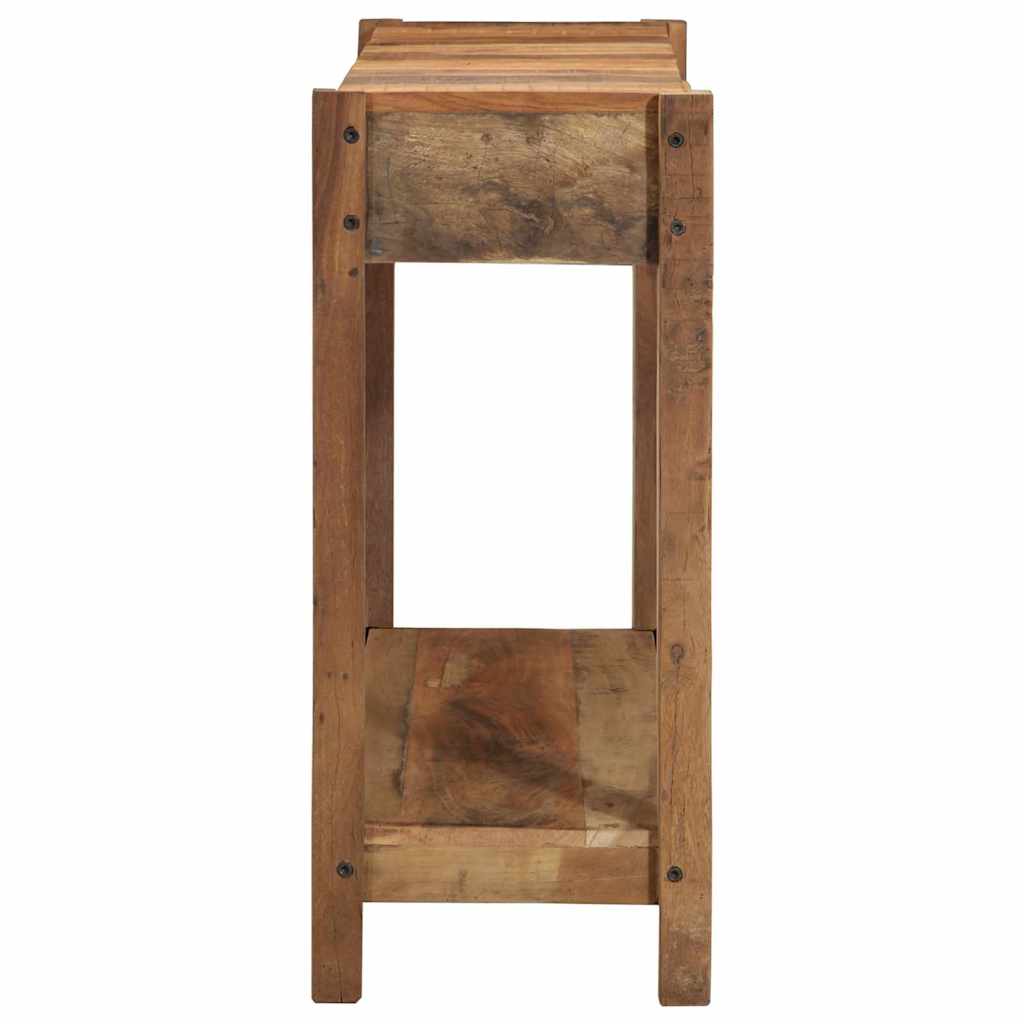 Konsoles galds Brūns 107 x 33 x 76 cm Cieta, atjaunota koksne