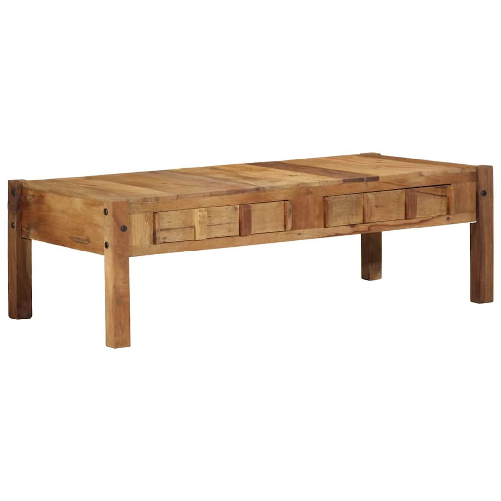 Kavos staliukas Ruda 110 x 54 x 35 cm Kietas atkurtas medis