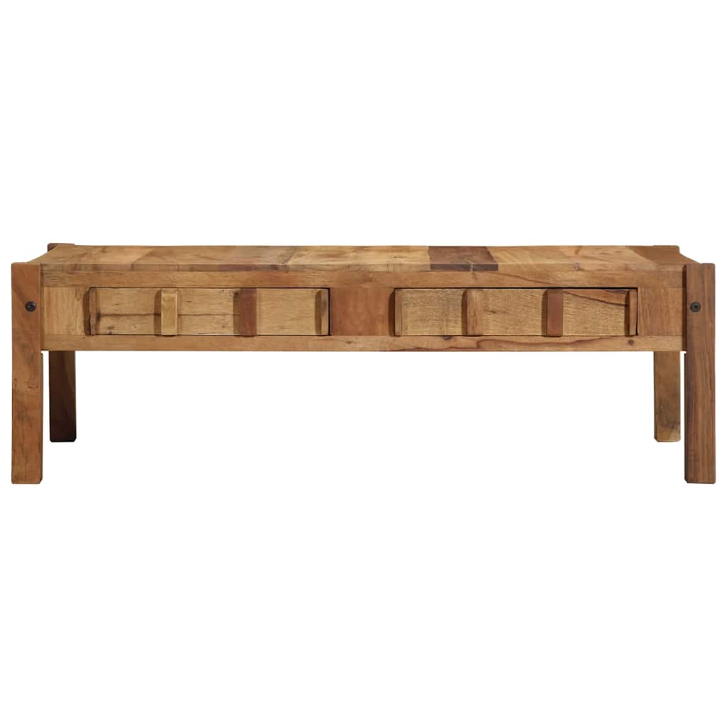 Kavos staliukas Ruda 110 x 54 x 35 cm Kietas atkurtas medis
