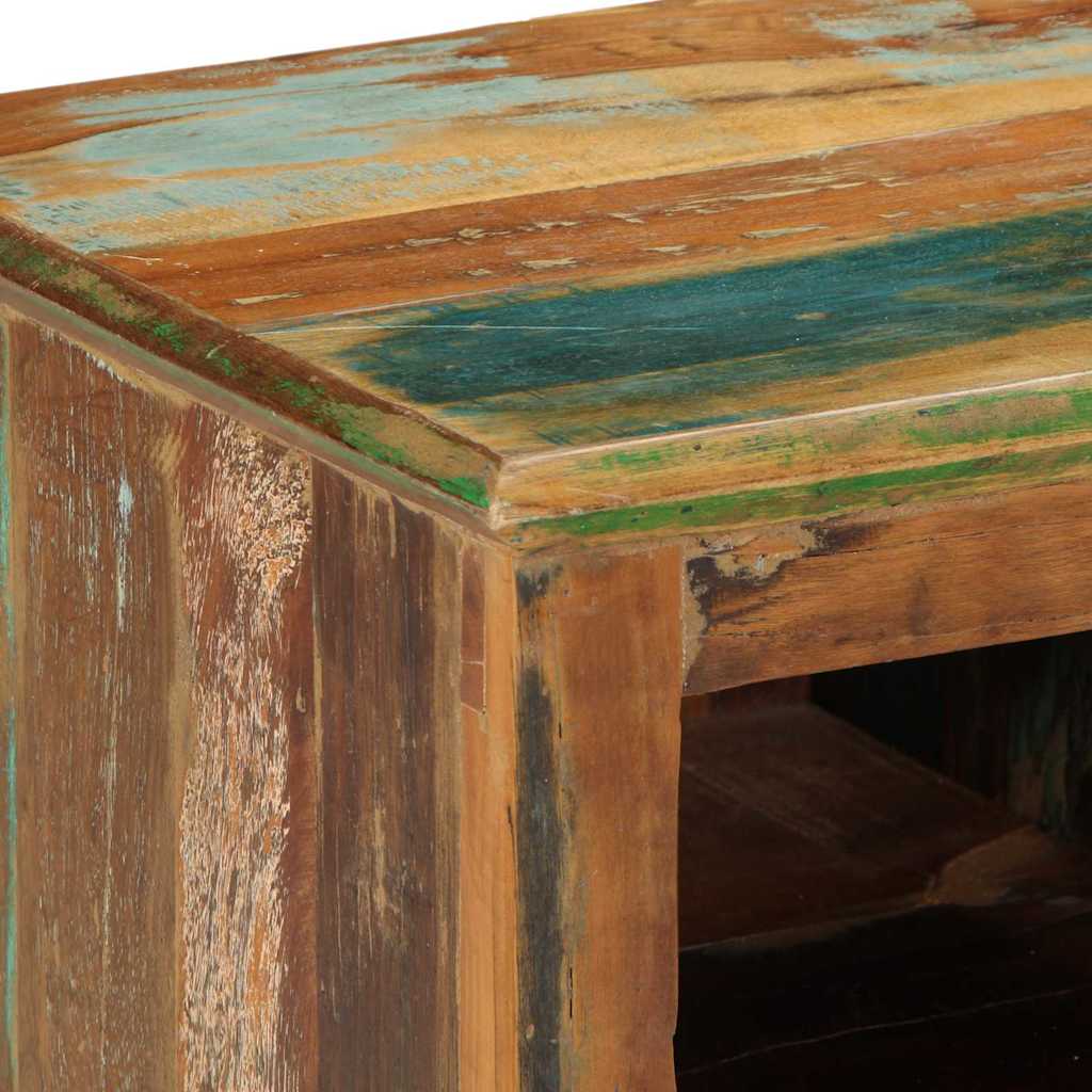 Shoe Cabinet Brown 110 x 35 x 40 cm Solid Reclaimed Wood