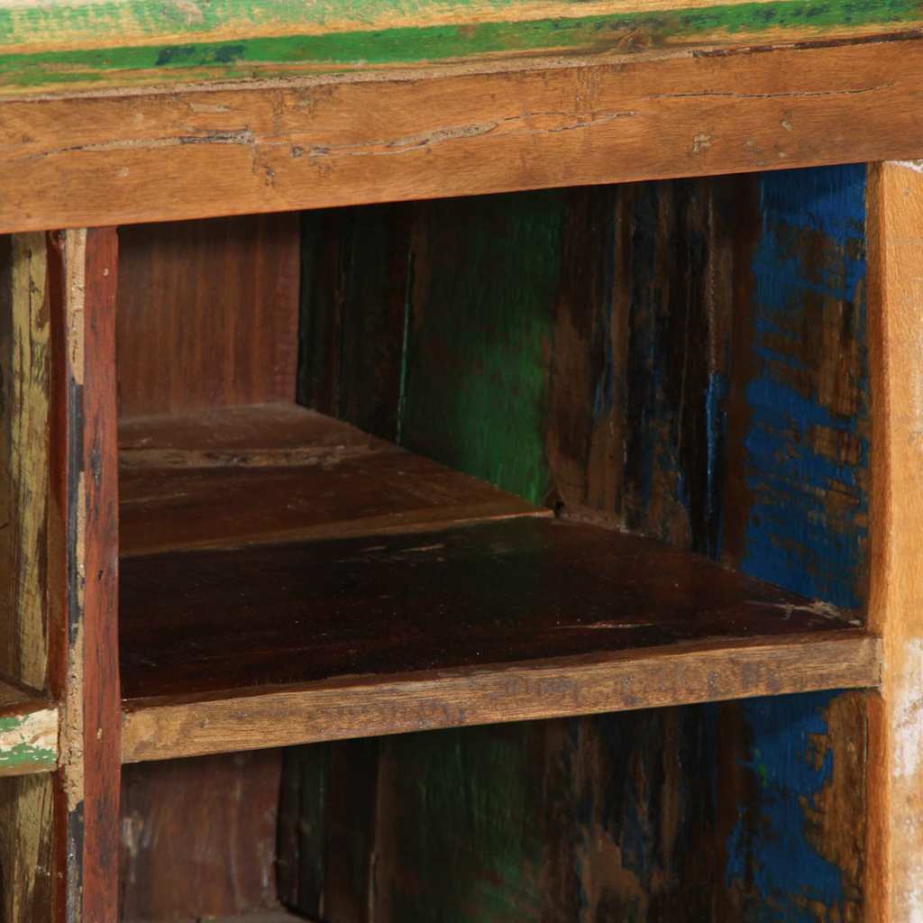Shoe Cabinet Brown 110 x 35 x 40 cm Solid Reclaimed Wood