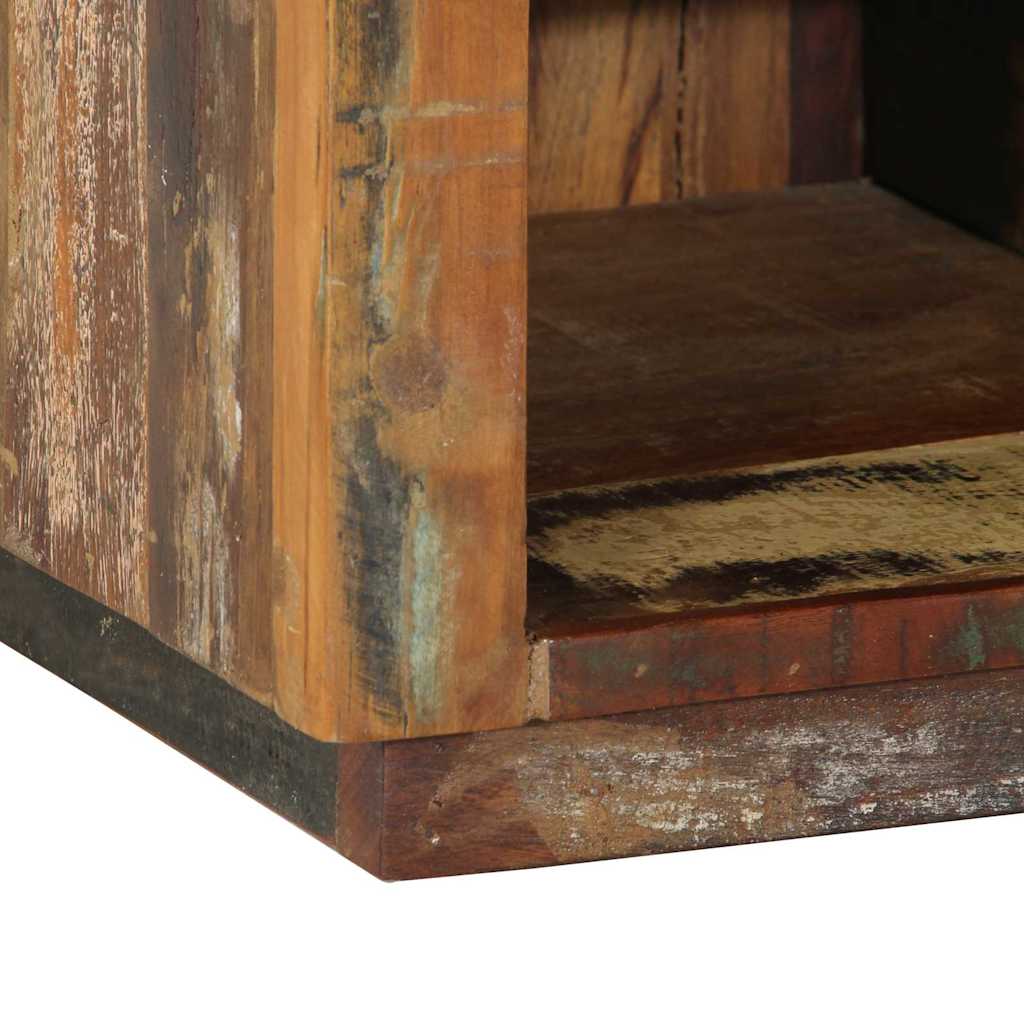 Shoe Cabinet Brown 110 x 35 x 40 cm Solid Reclaimed Wood