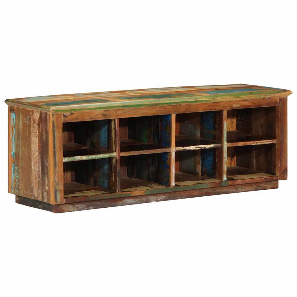 Shoe Cabinet Brown 110 x 35 x 40 cm Solid Reclaimed Wood
