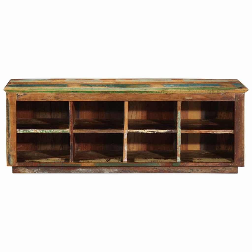 Shoe Cabinet Brown 110 x 35 x 40 cm Solid Reclaimed Wood