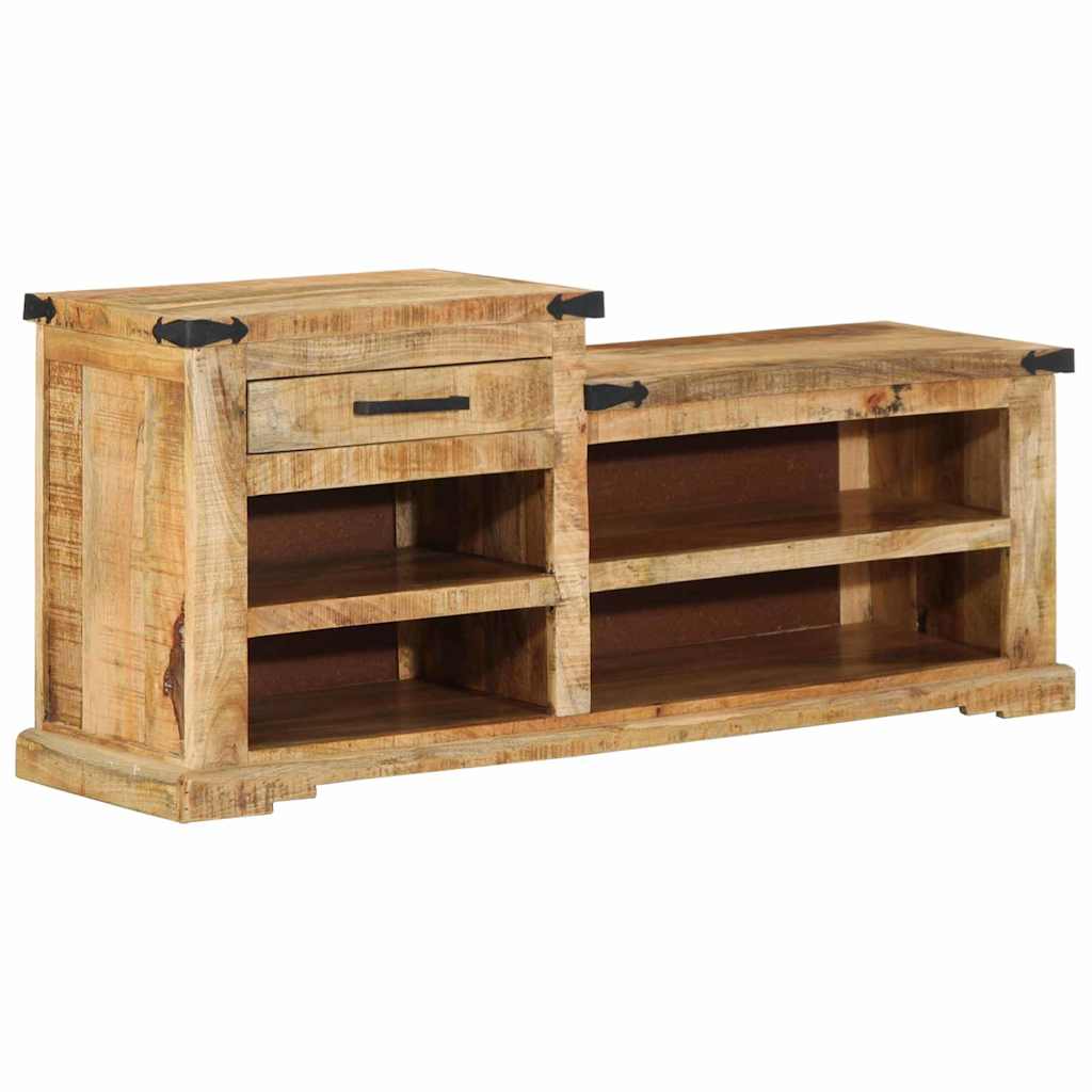 Bench with Drawer Brown 110 x 35 x 50 cm Solid Mango Wood