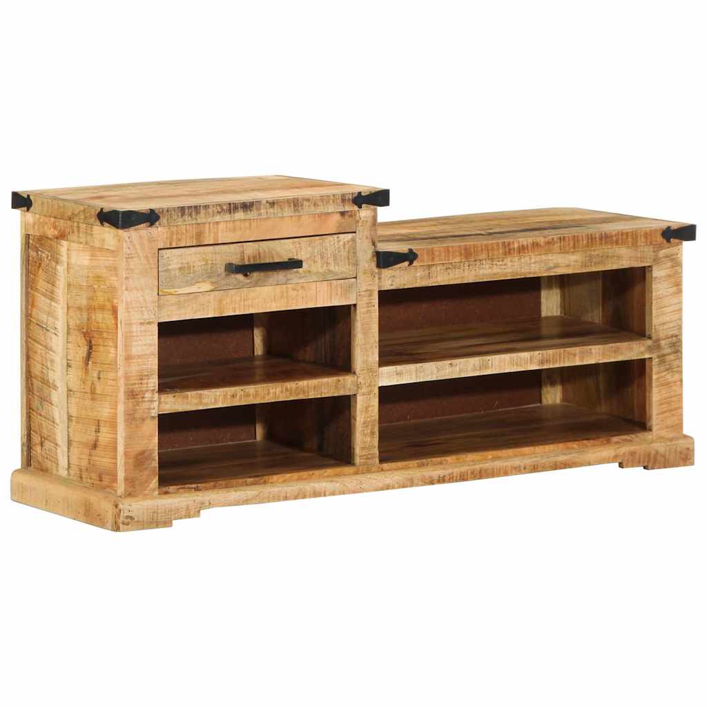 Bench with Drawer Brown 110 x 35 x 50 cm Solid Mango Wood