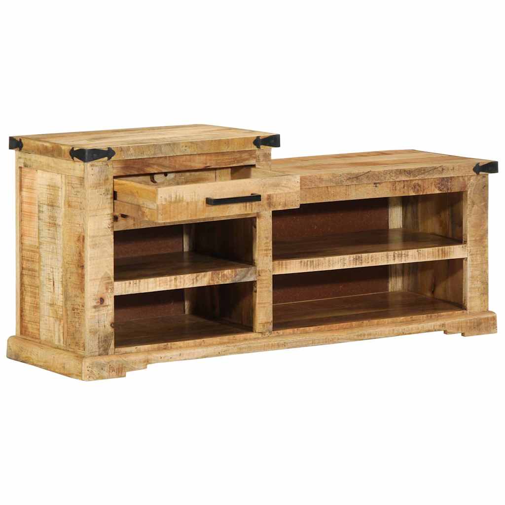Bench with Drawer Brown 110 x 35 x 50 cm Solid Mango Wood