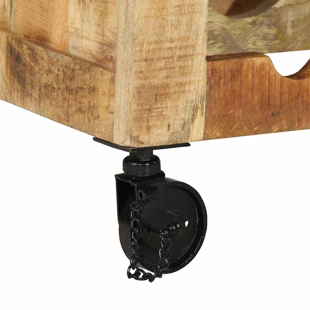 Virtuvės vežimėlis Ruda 55 x 40 x 80 cm Kietas mango medis