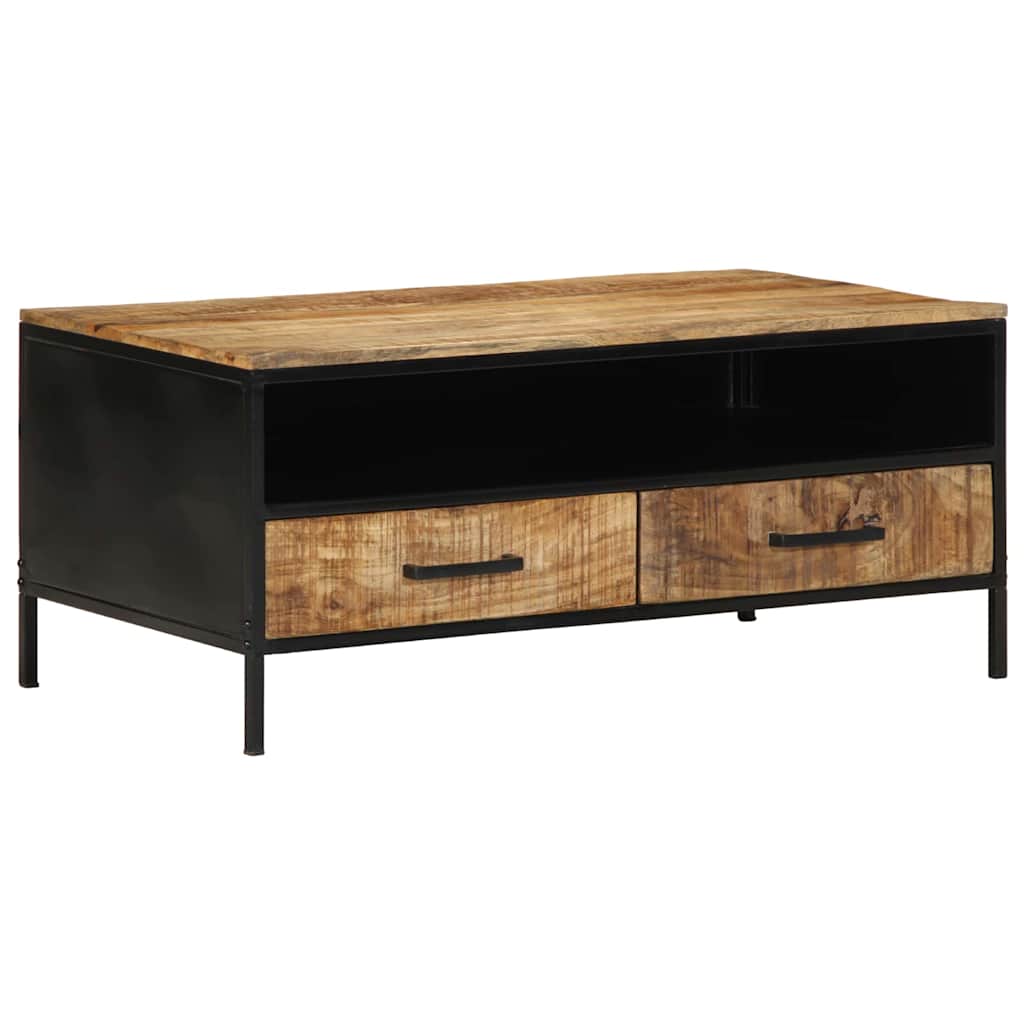 Coffee Table with Drawer Brown 90 x 50 x 40 cm