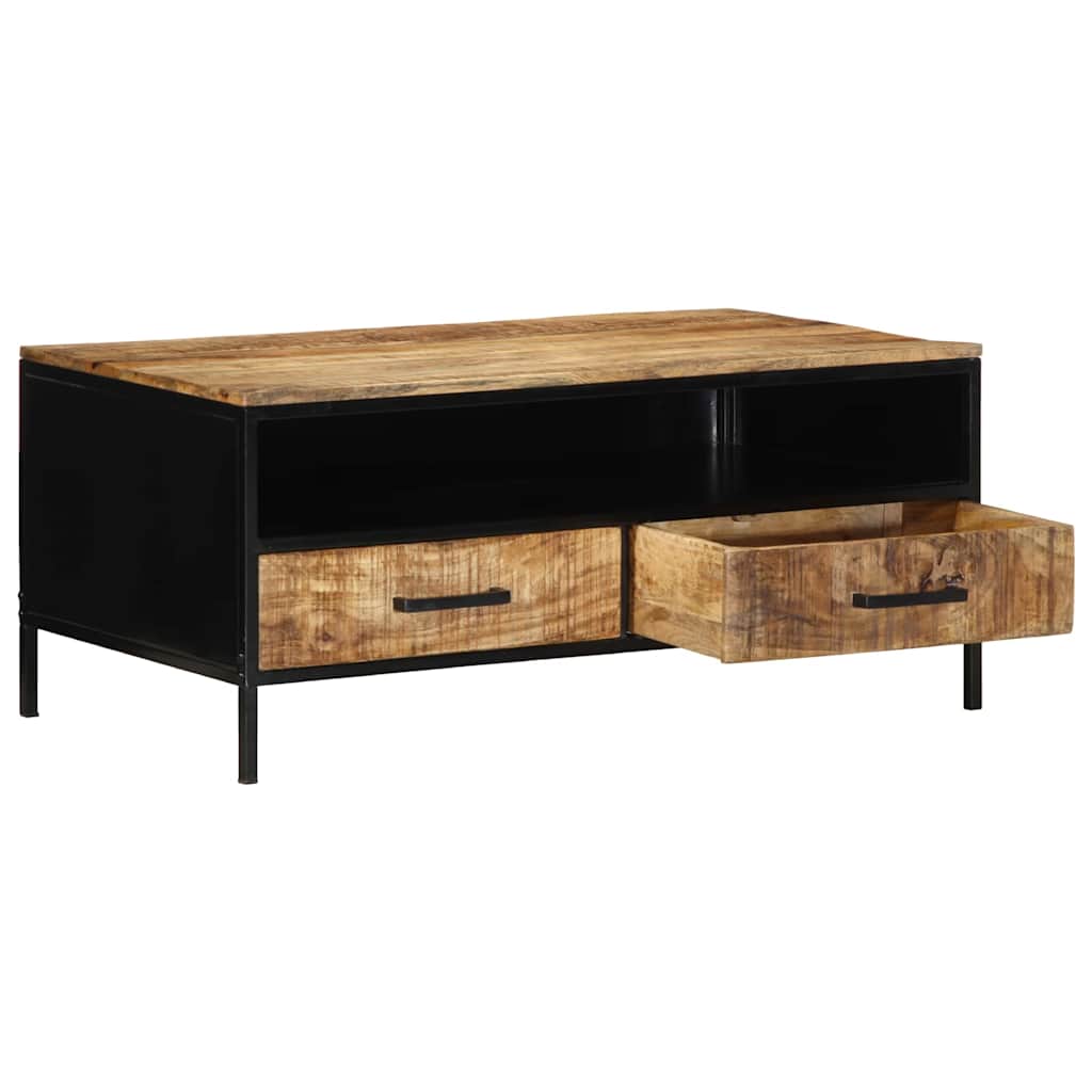 Coffee Table with Drawer Brown 90 x 50 x 40 cm