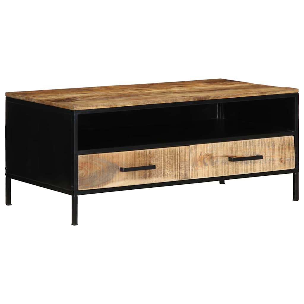 Coffee Table with Drawer Brown 90 x 50 x 40 cm