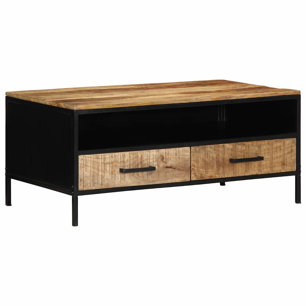 Coffee Table with Drawer Brown 90 x 50 x 40 cm