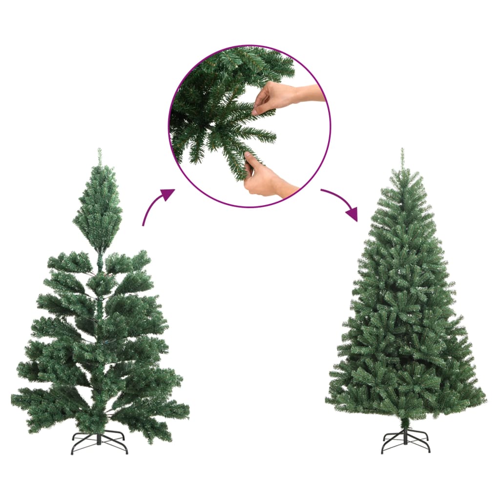 Dirbtinė Kalėdų eglutė HOLLY, 210cm, LED
