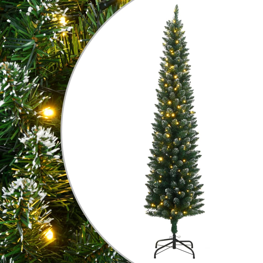 Mākslīgā šaurā Ziemassvētku eglīte, EMBER NORDIC, 150 LED, 150cm.
