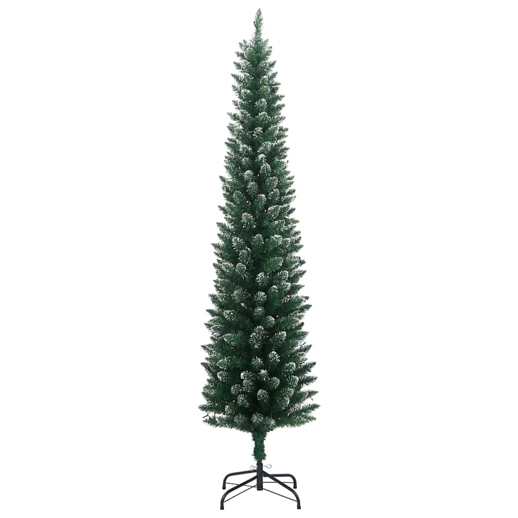 Dirbtinė siaura Kalėdų eglutė, 300 LED, 210cm