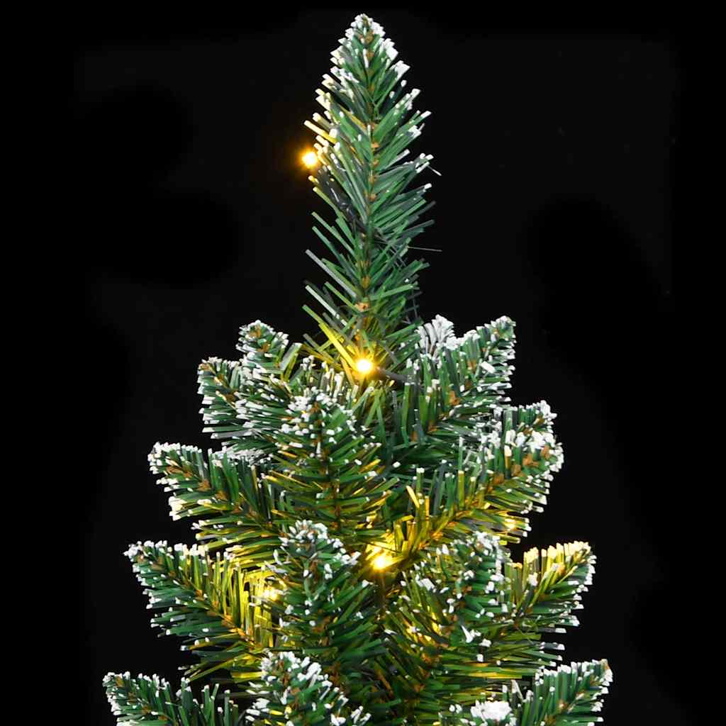 Dirbtinė siaura Kalėdų eglutė, 300 LED, 210cm
