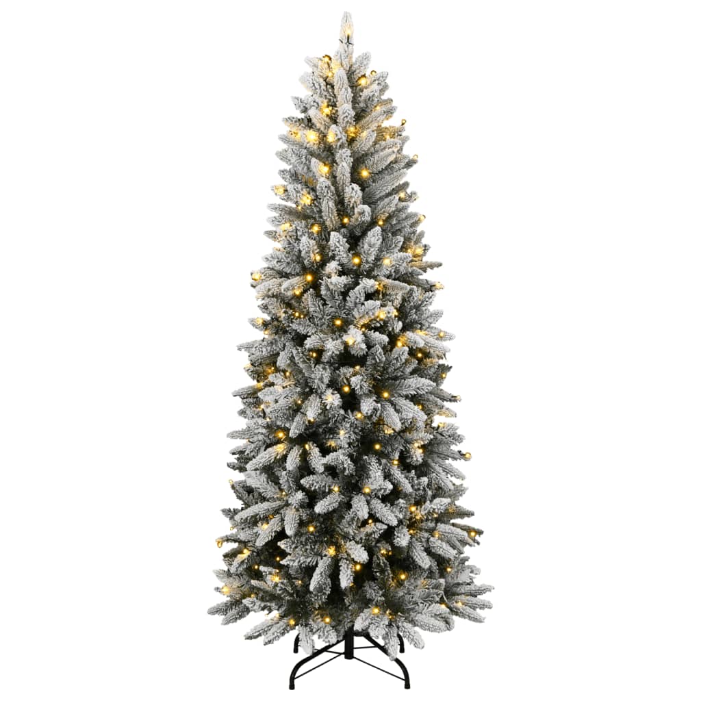 Dirbtinė Kalėdų eglutė EMBER NORDIC, su 150 LED lempučių ir sniegu, 120cm.