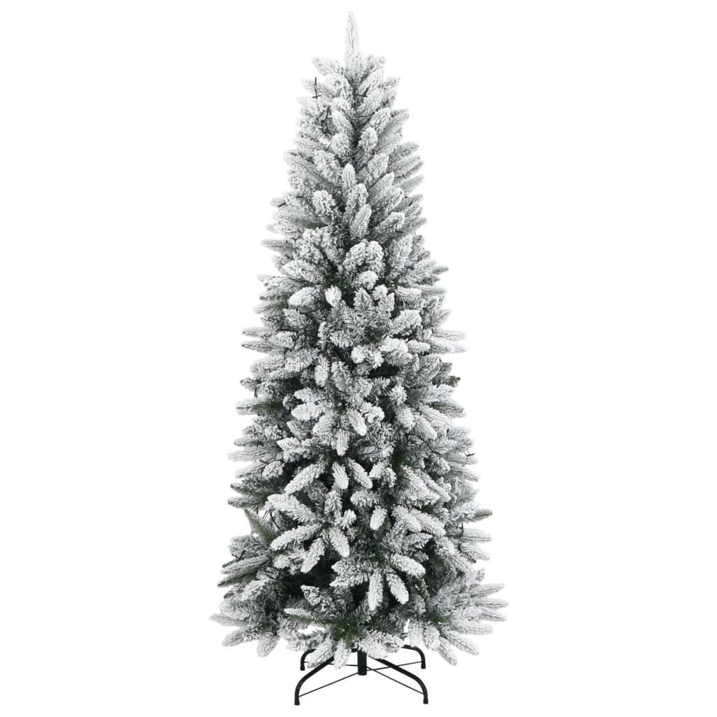 Dirbtinė Kalėdų eglutė su 300 LED lempučių ir sniegu, 240cm
