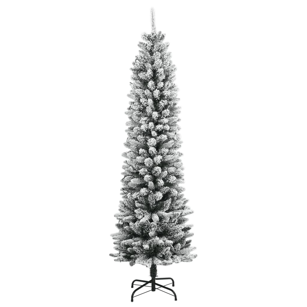 Dirbtinė Kalėdų eglutė su 300 LED lempučių ir sniegu, 240cm