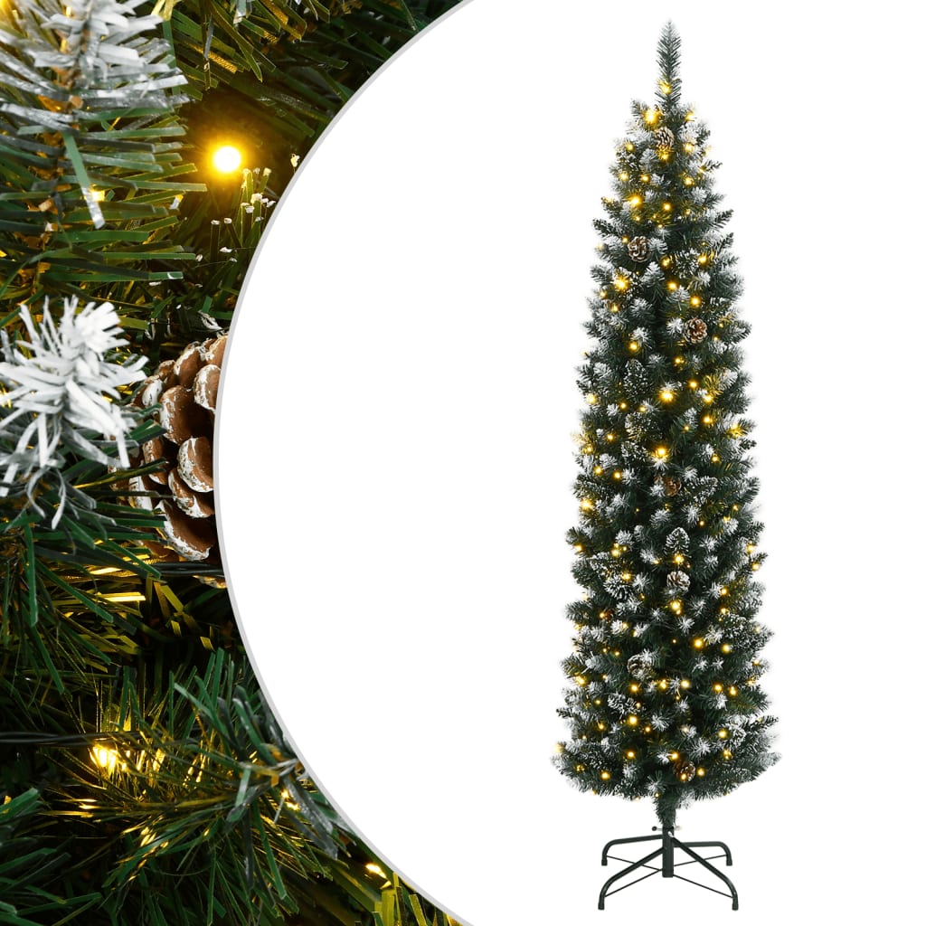 Dirbtinė siaura Kalėdų eglutė RUDOLPH, 240cm