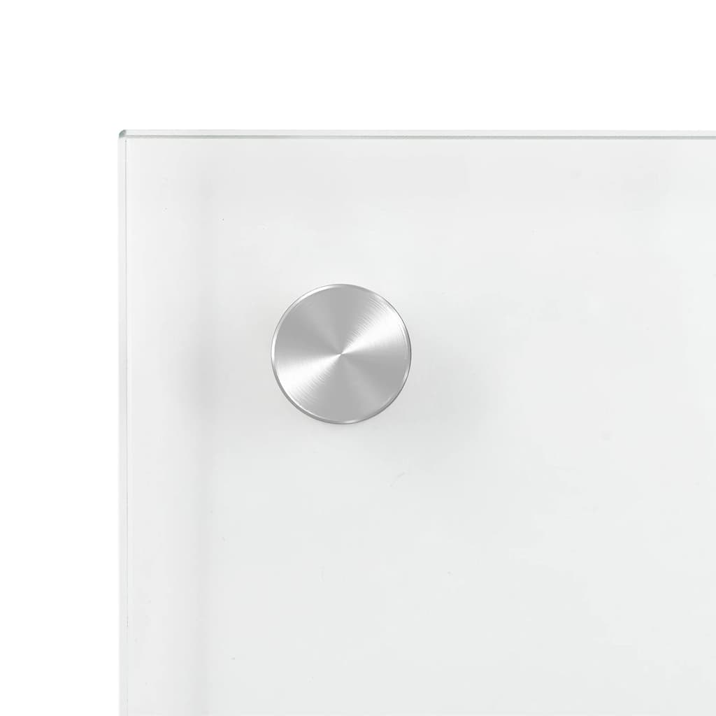 Kitchen wall panels, 2 pcs., clear, 70x40cm, tempered glass