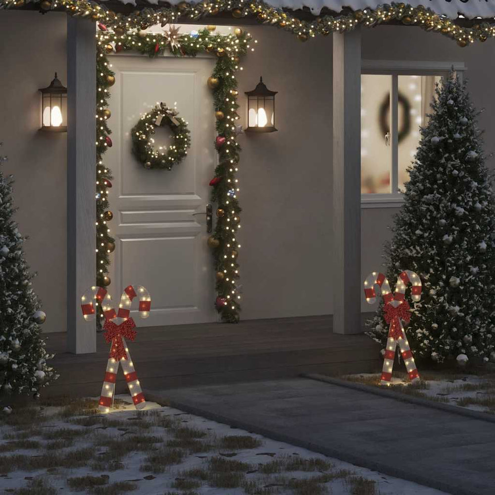 Kalėdų puošmena Candy Cane 50 LED šiltai balta