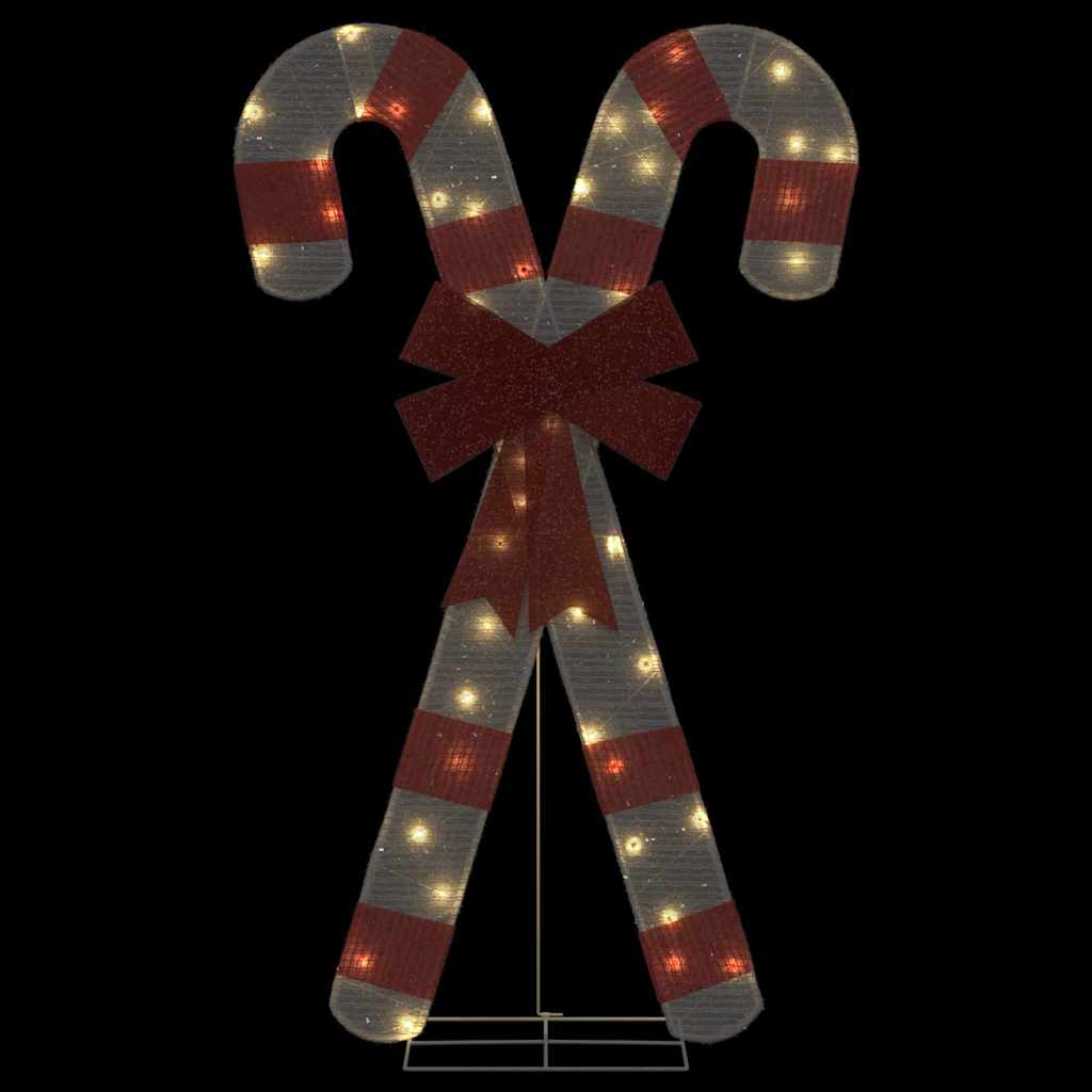 Kalėdų puošmena Candy Cane 50 LED šiltai balta