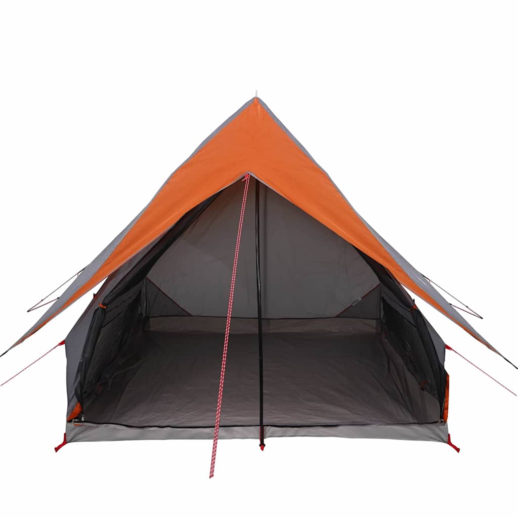 Telts Pelēka un oranža 220 x 233 x 184 cm Poliesters