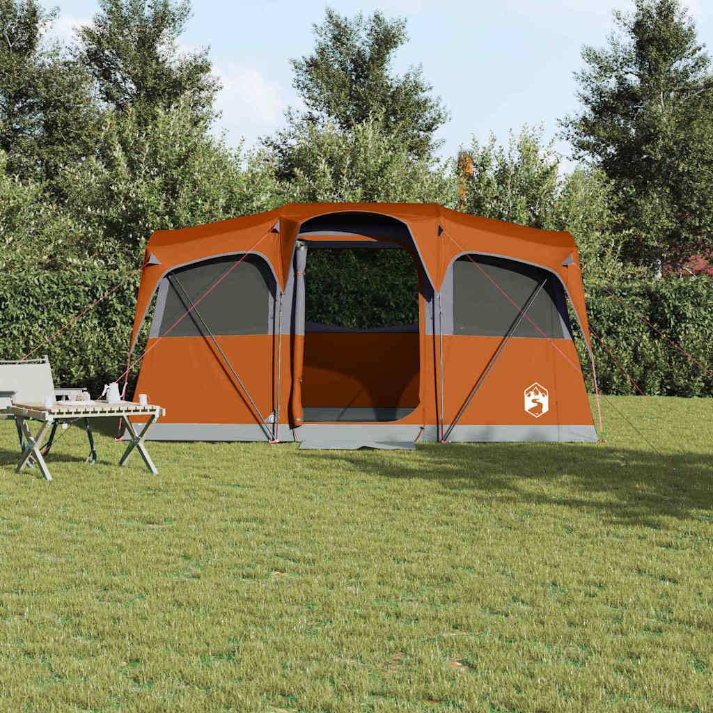 Palapinės Pilka ir oranžinė 435 x 255 x 216 cm Poliesteris