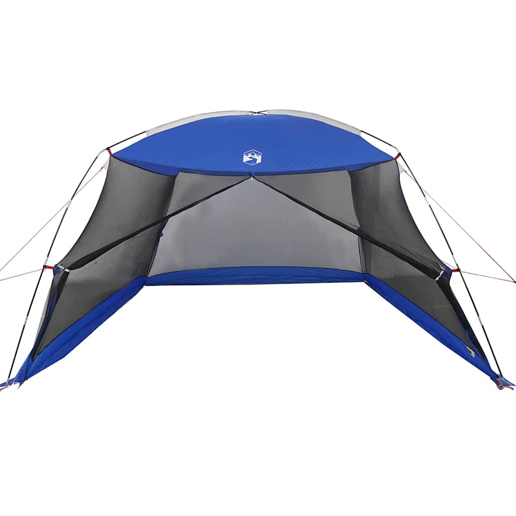 Telts ar jumtu gaiši zila 380 x 380 x 225 cm Poliesters