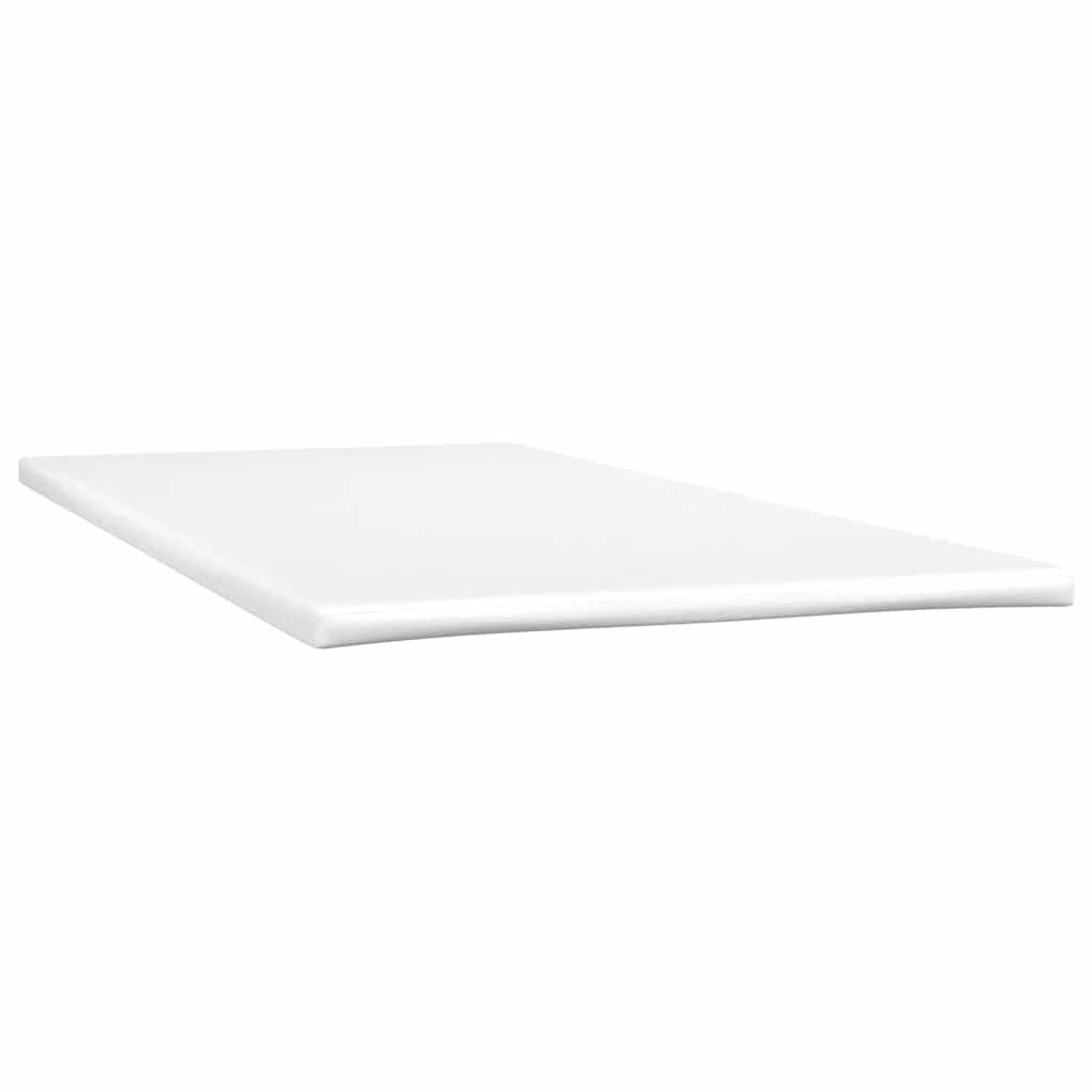 Gulta ar atsperēm un matraci, zila, 80x220cm, samts