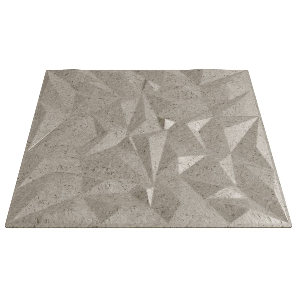 Sienų plokštės, 24vnt., betono, 50x50cm, XPS, 6m², ametisto