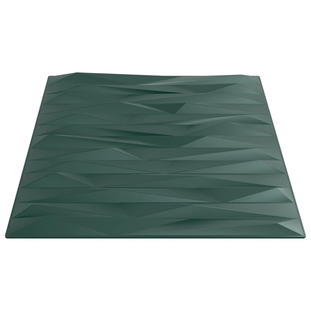 Sienų plokštės, 24vnt., žalios, 50x50cm, XPS, 6m², akmens