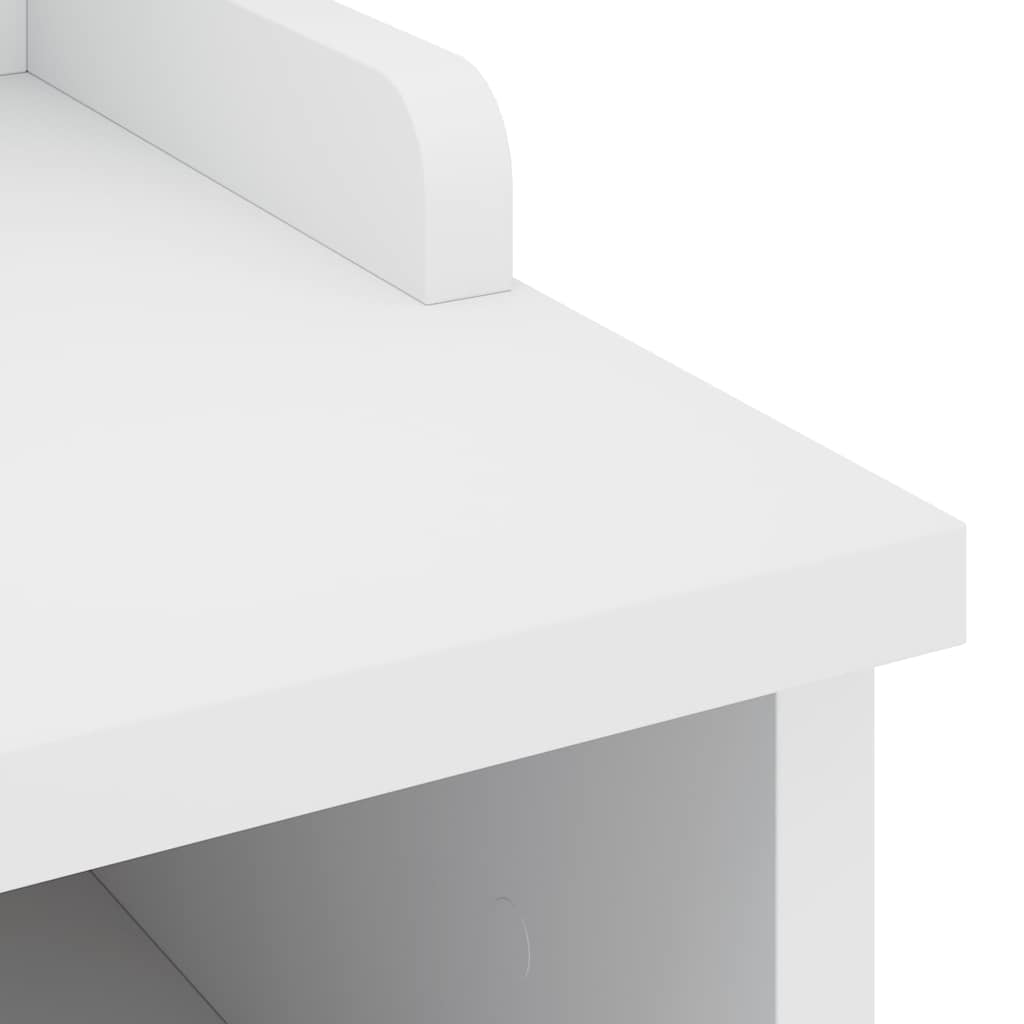 Hallway bench SANDNES white 45x40x50 solid pine